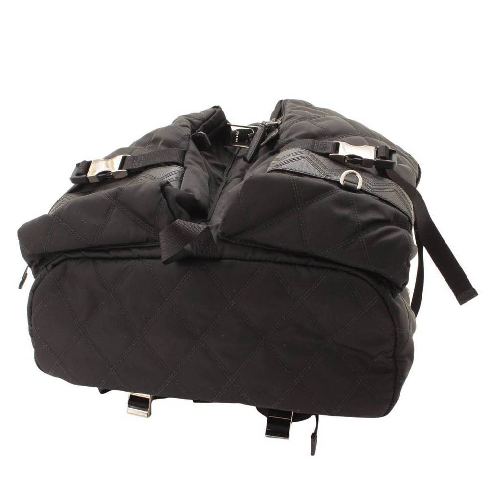 Prada Black Backpack Nylon Drawstring Rucksack - image 5